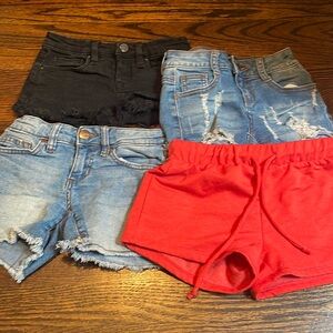 Bundle of girls shorts.  Size 7